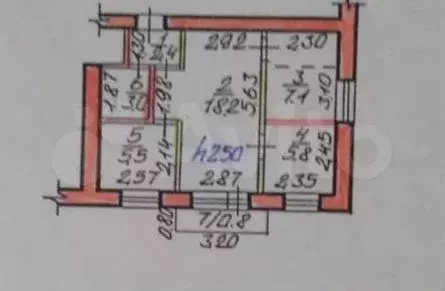 2-к. квартира, 42 м, 4/5 эт. - Фото 0