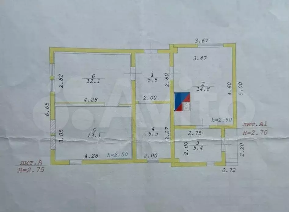 Дом 57,5 м на участке 4 сот. - Фото 0