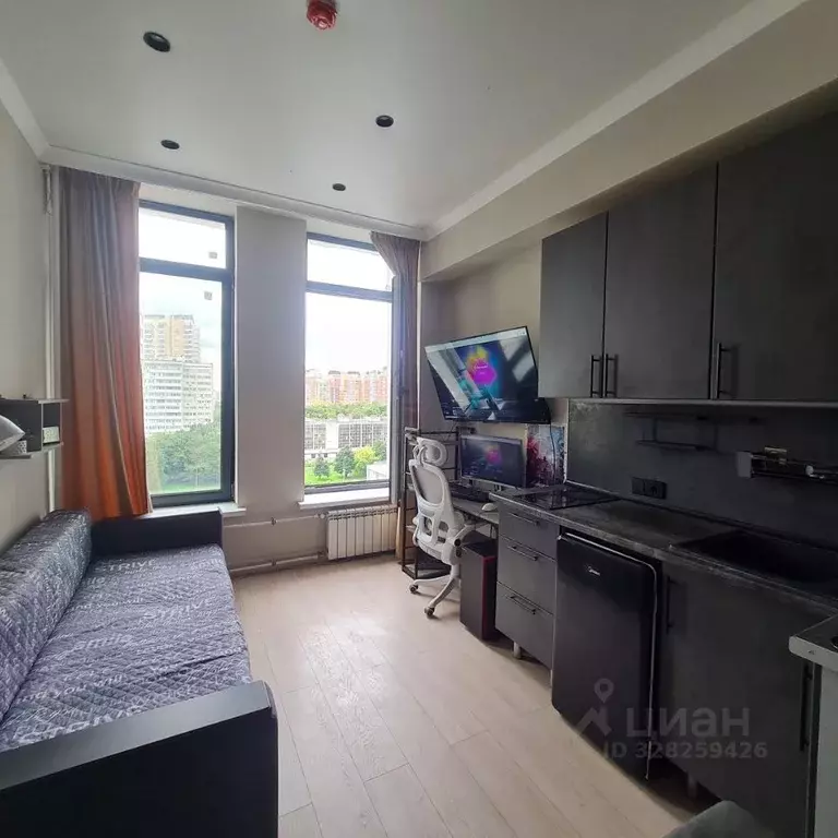 Студия Москва просп. Вернадского, 41С1 (18.5 м) - Фото 1