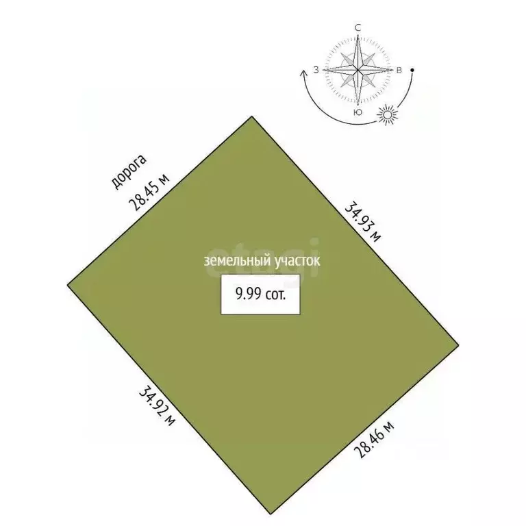 Участок в Марий Эл, Йошкар-Ола городской округ, д. Якимово ул. ... - Фото 1