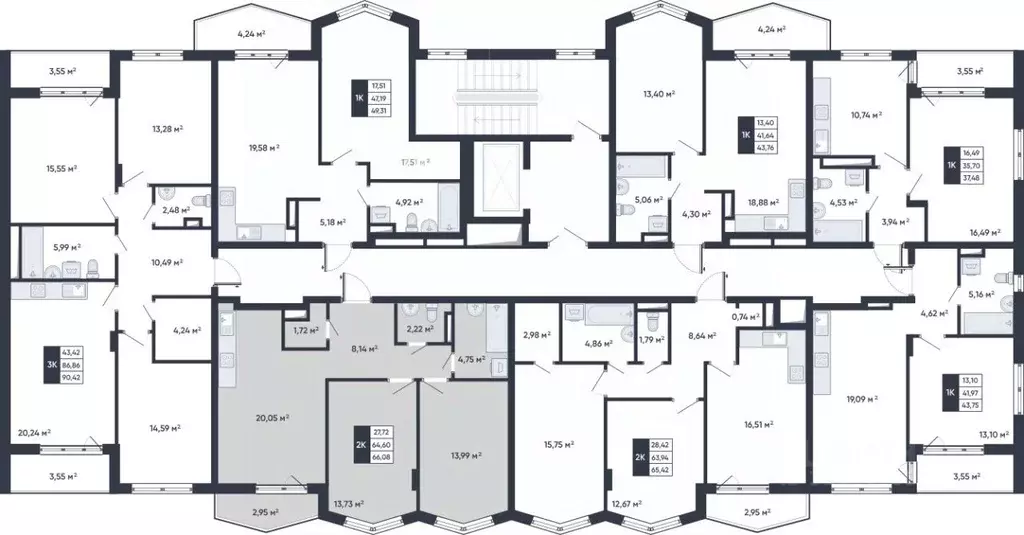 2-к кв. Белгородская область, Старый Оскол Садовые Кварталы мкр,  ... - Фото 2