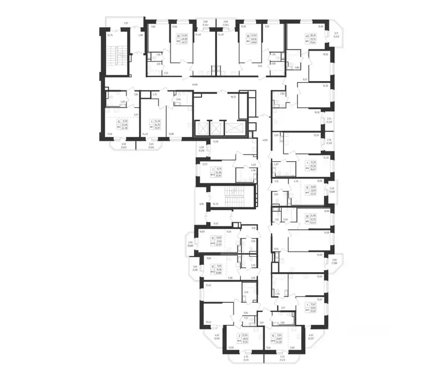 Студия Санкт-Петербург ул. Гудиловская, 9 (24.38 м) - Фото 2