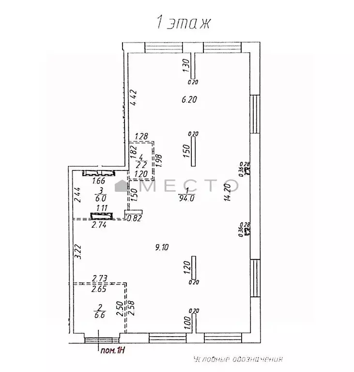 Помещение свободного назначения в Москва ул. Алхимовская, 1к3 (109 м) - Фото 2