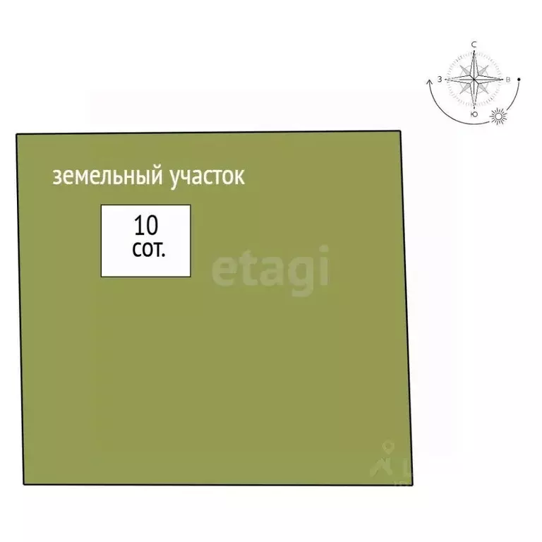 Участок в Омская область, Омский район муниципальный округ, с. ... - Фото 2