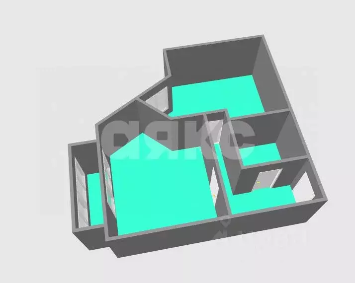 1-к кв. Краснодарский край, Анапа Солнечная ул., 54 (32.7 м) - Фото 2