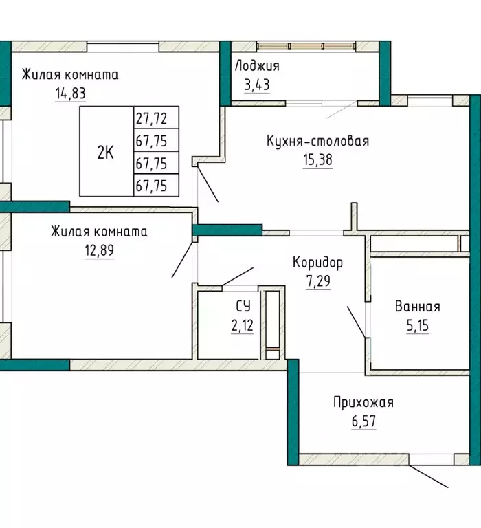 2-к кв. Свердловская область, Екатеринбург бул. Владимира Белоглазова, ... - Фото 0