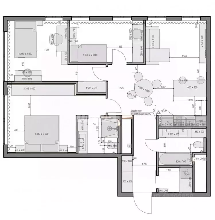 4-к кв. Москва Аминьевское ш., 4С2 (81.0 м) - Фото 2