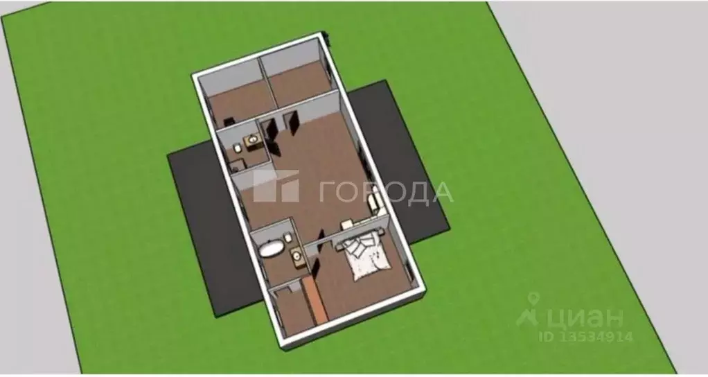 Дом в Алтайский край, Первомайский район, пос. Новый ул. Гагарина, 73 ... - Фото 2