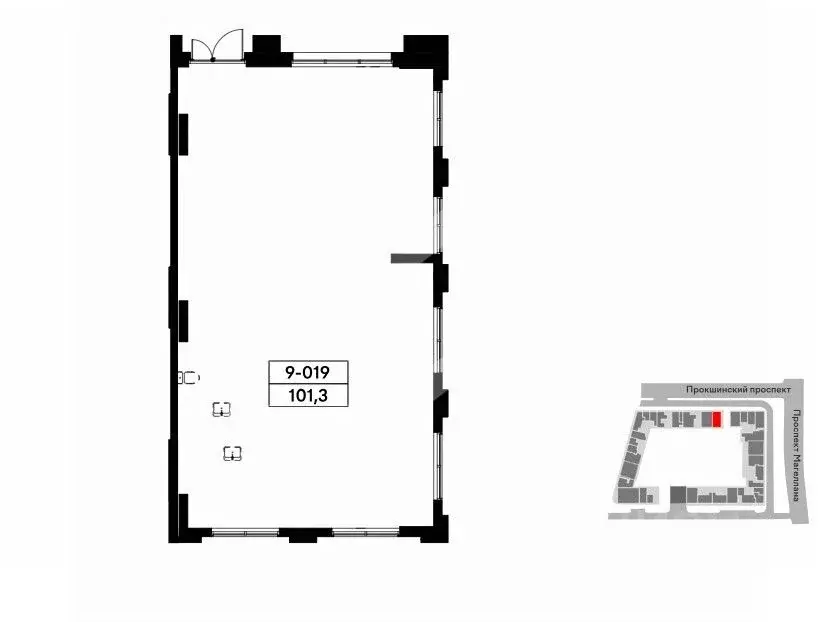 Помещение свободного назначения в Москва ул. Лобановский Лес, 7 (101 ... - Фото 2