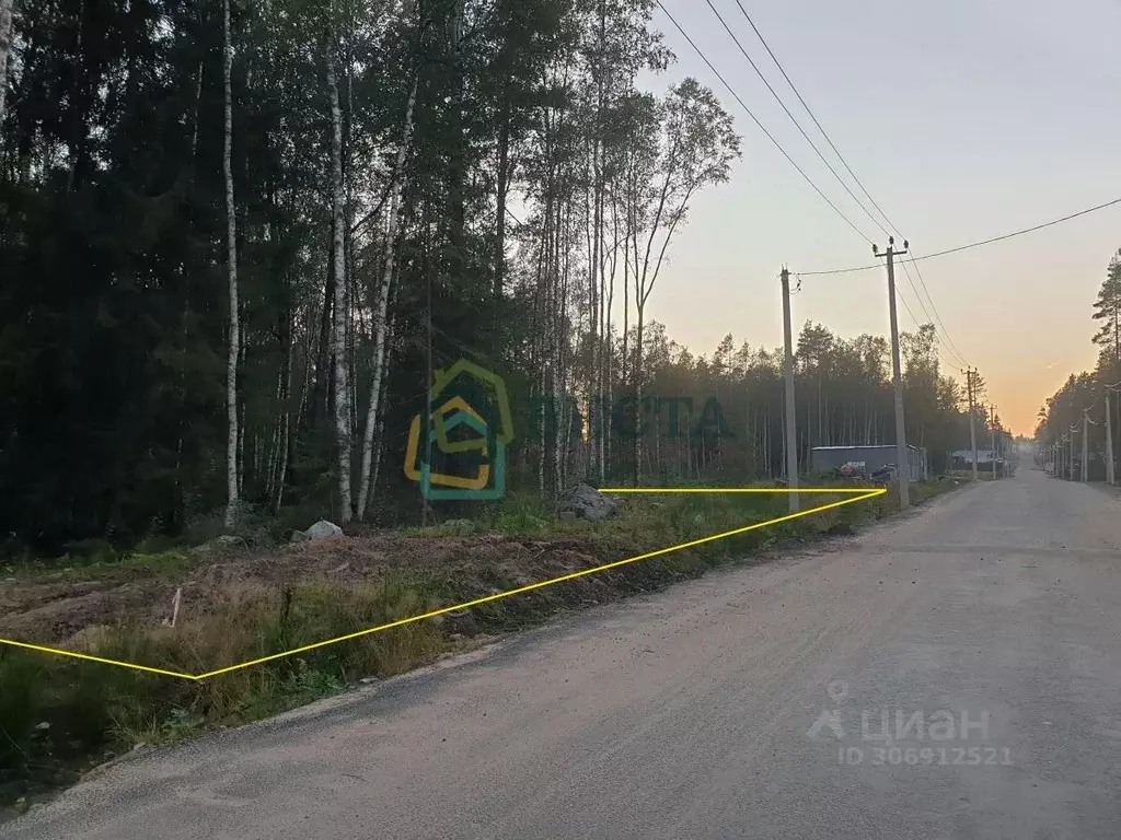 Участок в Ленинградская область, Всеволожский район, Токсовское ... - Фото 1