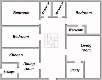 4-к кв. Москва Калашный пер., 4/1С1 (175.0 м) - Фото 2