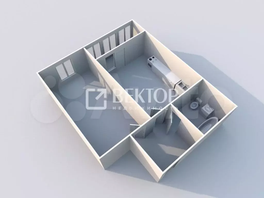 2-к. квартира, 72 м, 7/9 эт. - Фото 0