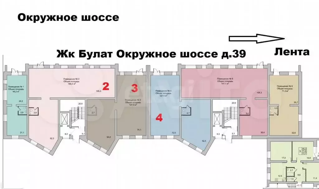 Продам помещение свободного назначения, 127.6 м - Фото 1