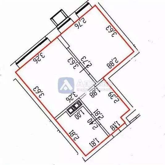 1-к кв. Тюменская область, Тюмень Комбинатская ул., 16к1 (31.9 м) - Фото 1