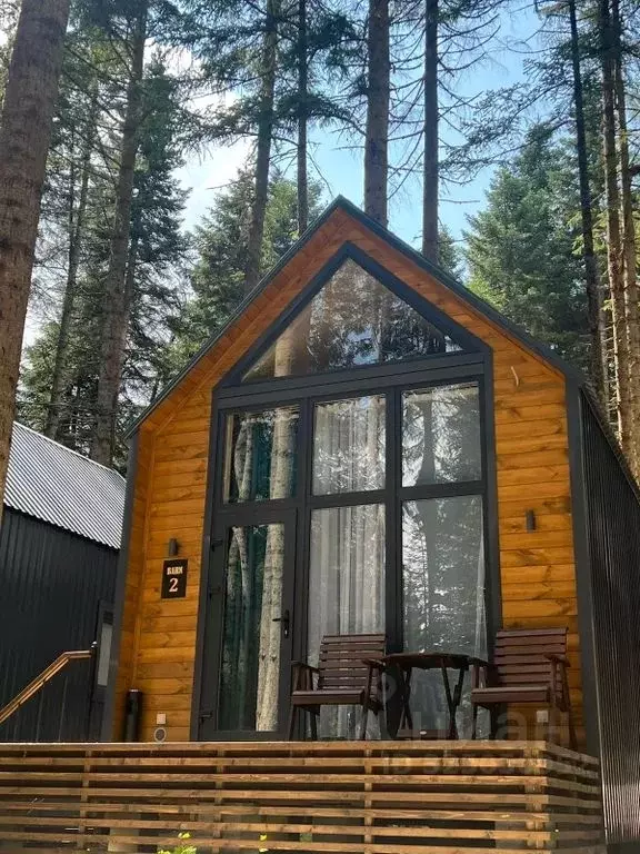 Дом в Карачаево-Черкесия, Зеленчукский район, с. Архыз  (32 м) - Фото 1