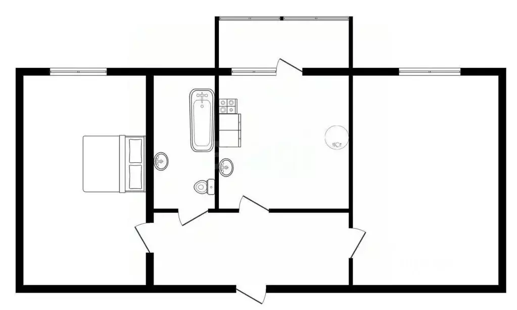 2-к кв. Краснодарский край, Краснодар Новый мкр, ул. Хлебосольная, 13 ... - Фото 1