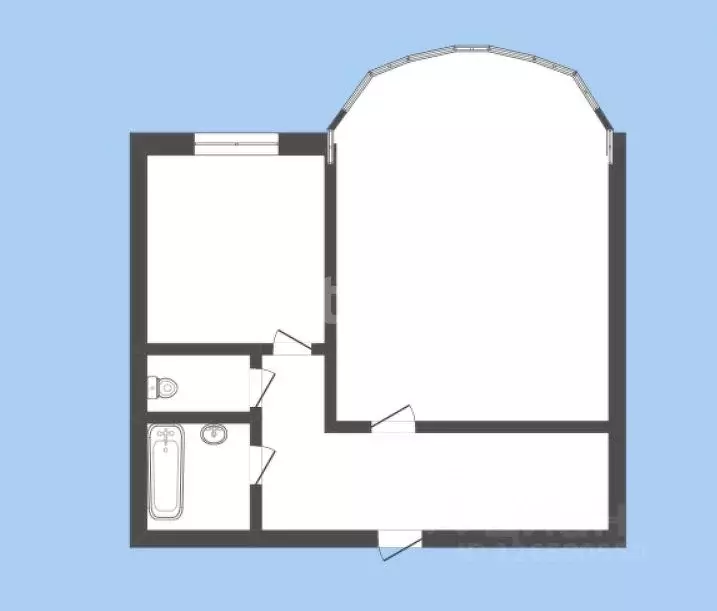 1-к кв. Кемеровская область, Новокузнецк просп. Авиаторов, 75 (42.0 м) - Фото 2