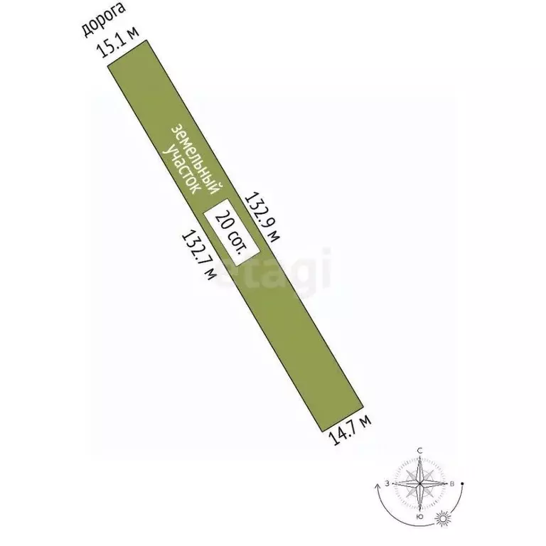 Участок в Мордовия, Большеберезниковский район, с. Гарт Советская ул. ... - Фото 1