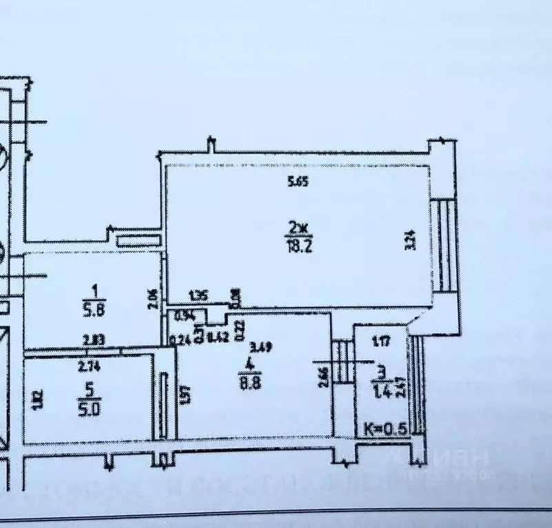 1-к кв. Калининградская область, Калининград ул. Каштановая Аллея ... - Фото 2