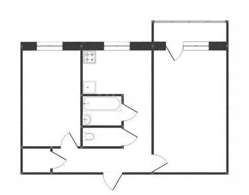 2-комнатная квартира: Черногорск, проспект Космонавтов, 44А (47.2 м) - Фото 1