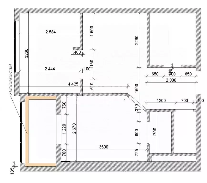 2-к кв. Москва Коломенский проезд, 21 (37.4 м) - Фото 2