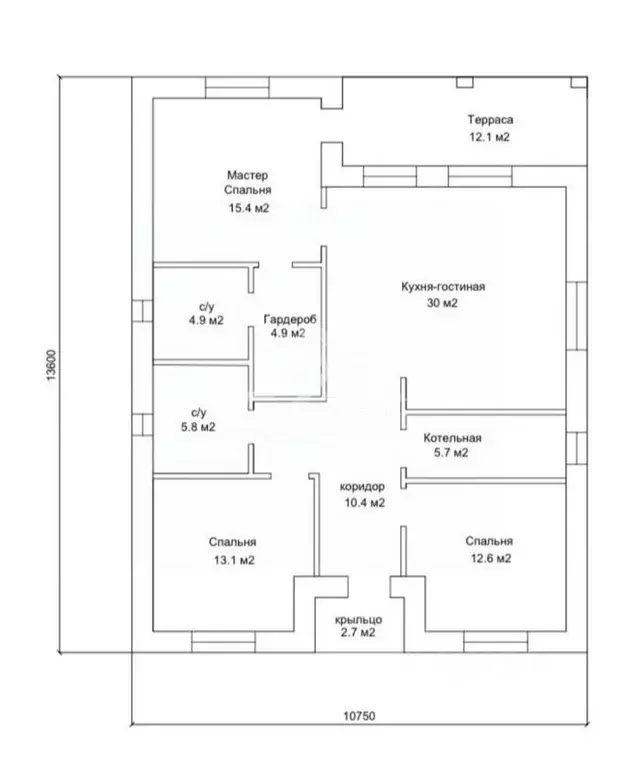 Дом в Татарстан, Лаишевский район, Кирбинское с/пос, д. Травкино ул. ... - Фото 2