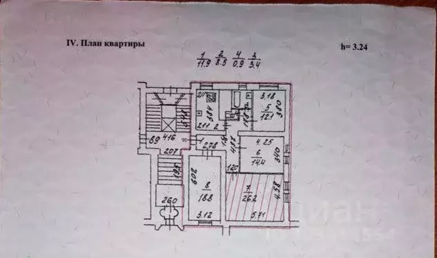 Комната Санкт-Петербург Кузнецовская ул., 46 - Фото 0