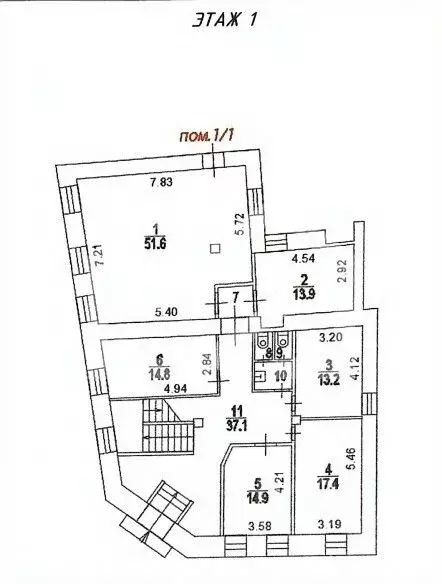 Помещение свободного назначения в Москва пер. Гусятников, 13/3 (170 м) - Фото 2
