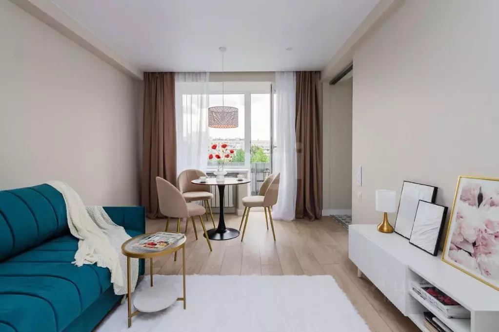 2-к кв. Санкт-Петербург ул. Руднева, 21К1 (48.2 м) - Фото 1