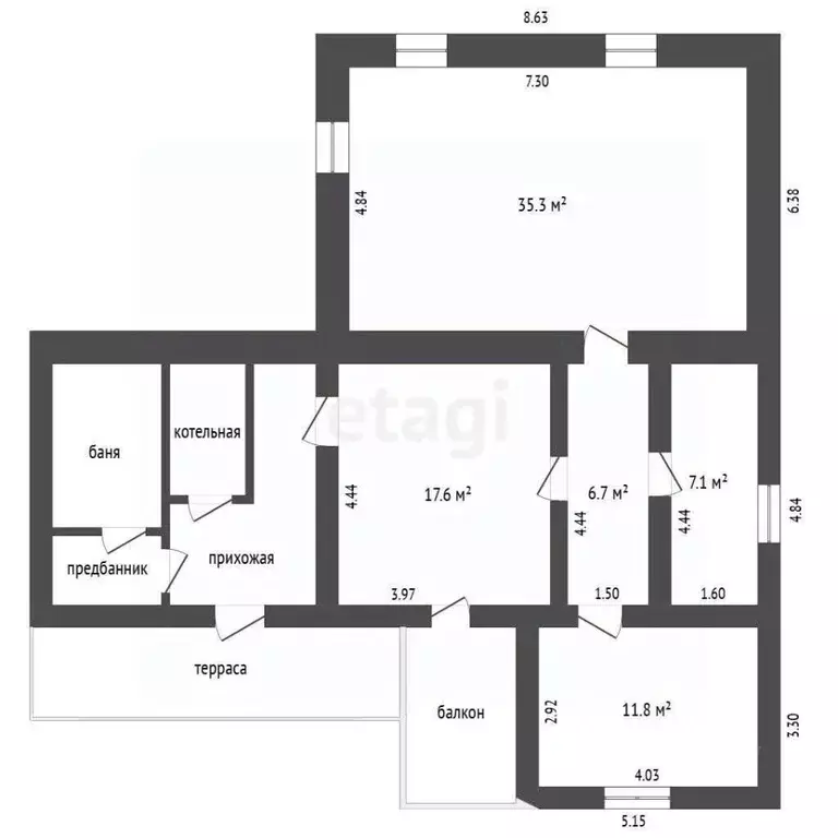 Дом в Татарстан, Заинск ул. Горького, 24Б (116 м) - Фото 2
