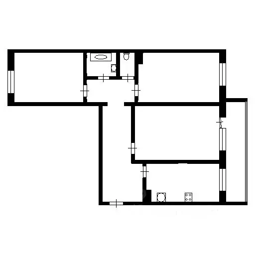 3-к кв. Севастополь ул. Ленина, 30 (70.0 м) - Фото 2