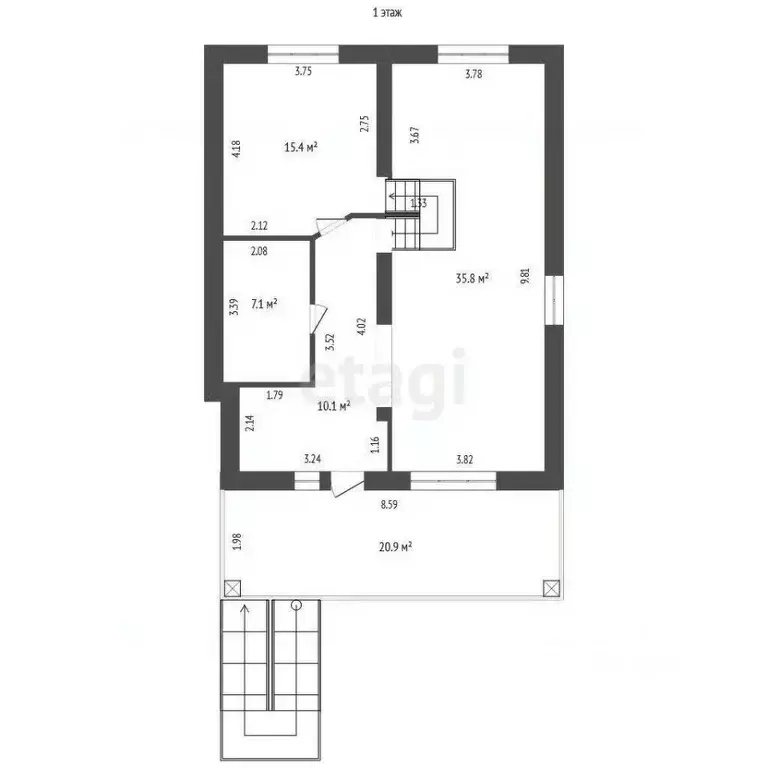 Дом в Краснодарский край, Анапа ул. Протапова, 20А (214 м) - Фото 2