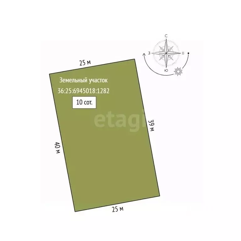 Участок в Воронежская область, Рамонский район, Новоживотинновское ... - Фото 1