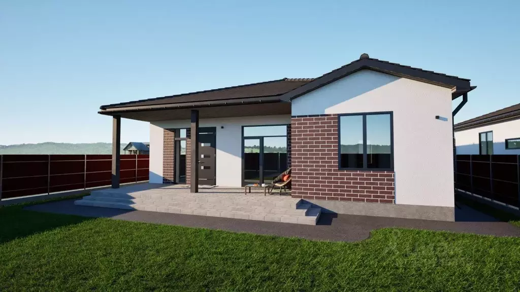 Дом в Крым, Симферопольский район, с. Мирное ул. Волынская (130 м) - Фото 2