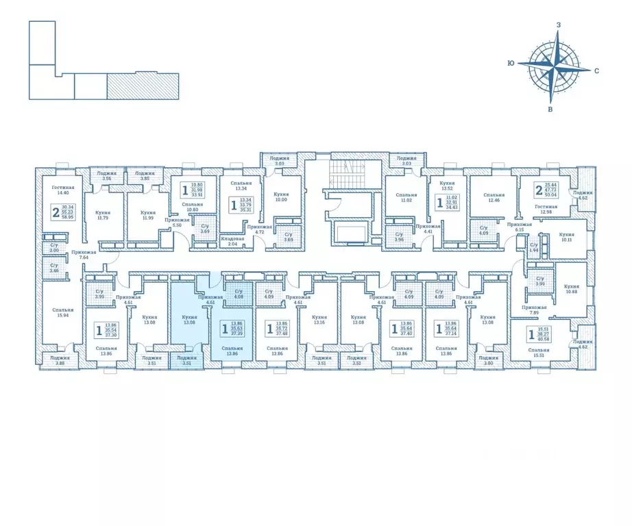 1-к кв. Московская область, Щелково городской округ, Монино пгт ... - Фото 2