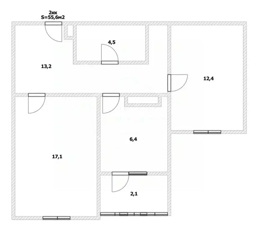 2-к кв. Калининградская область, Калининград ул. Олега Кошевого, 35 ... - Фото 2