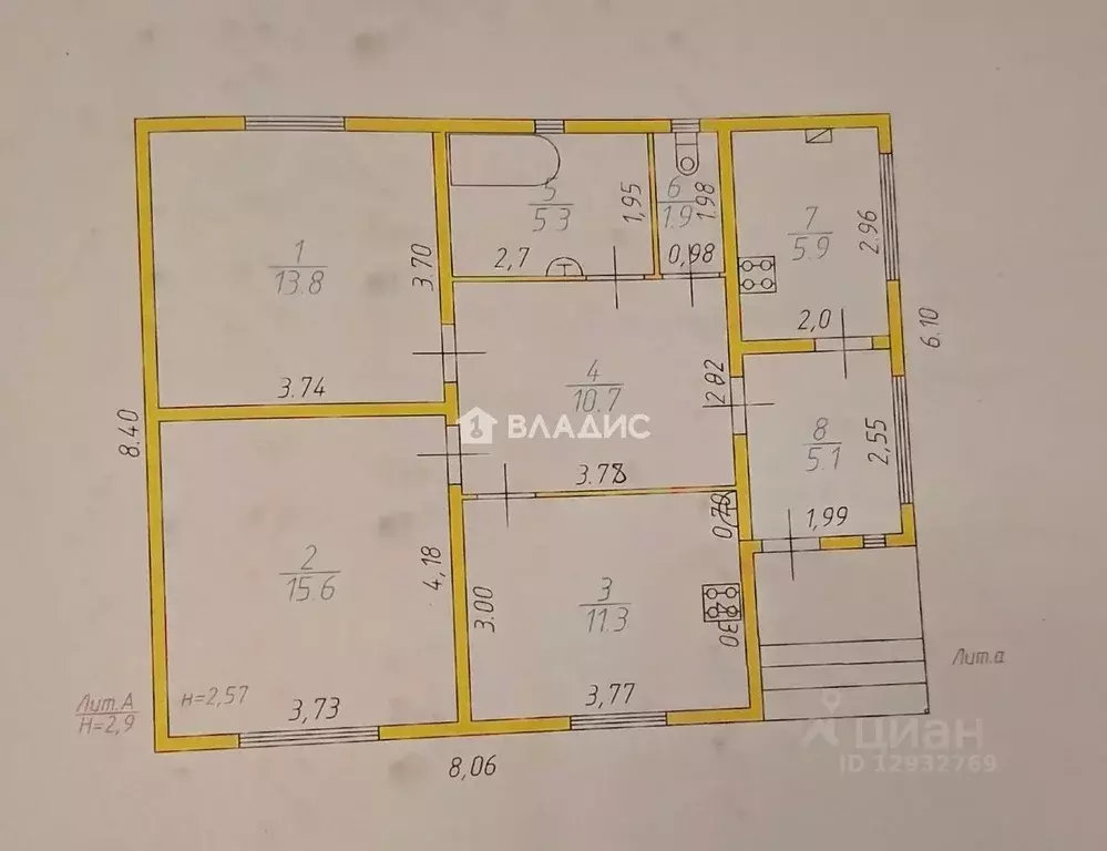 Дом в Пензенская область, Пачелма рп ул. Карла Маркса, 18 (70 м) - Фото 2
