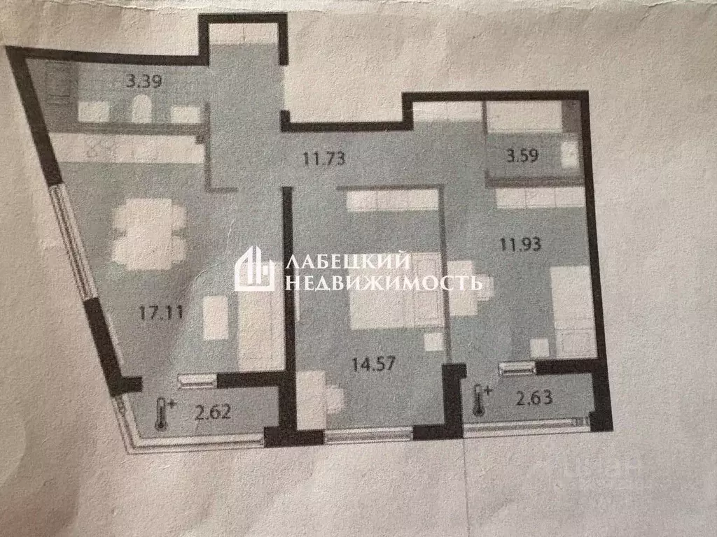 2-к кв. Санкт-Петербург просп. Крузенштерна, 4 (67.6 м) - Фото 2