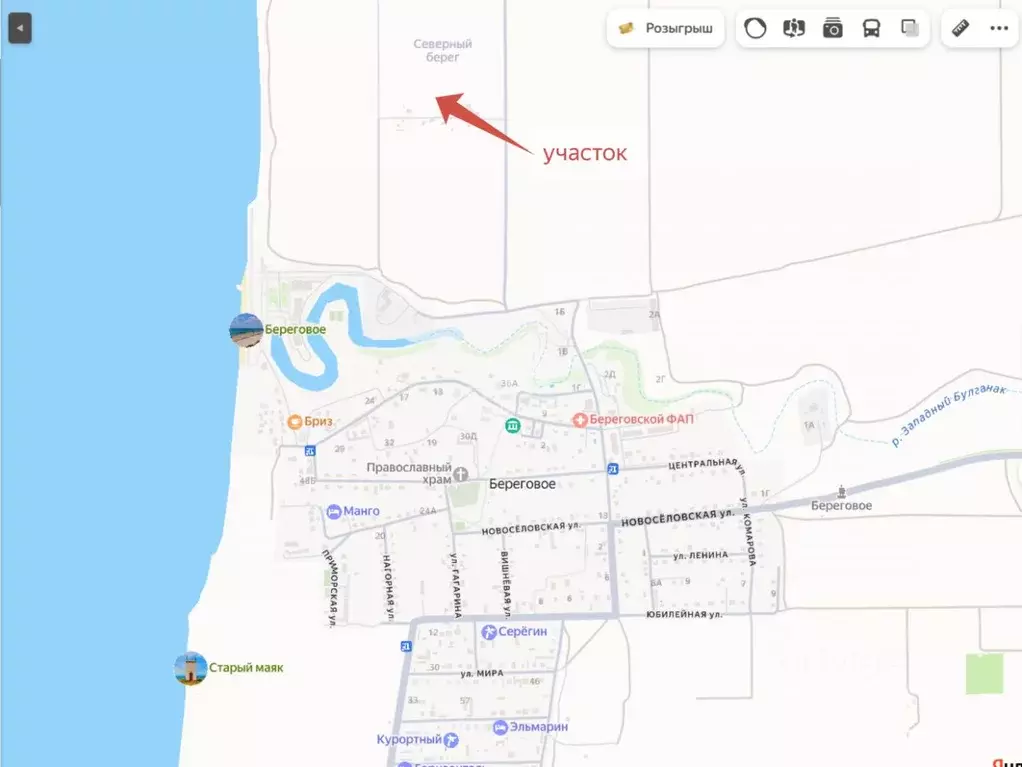 Участок в Крым, Бахчисарайский район, Песчановское с/пос, Северный ... - Фото 1