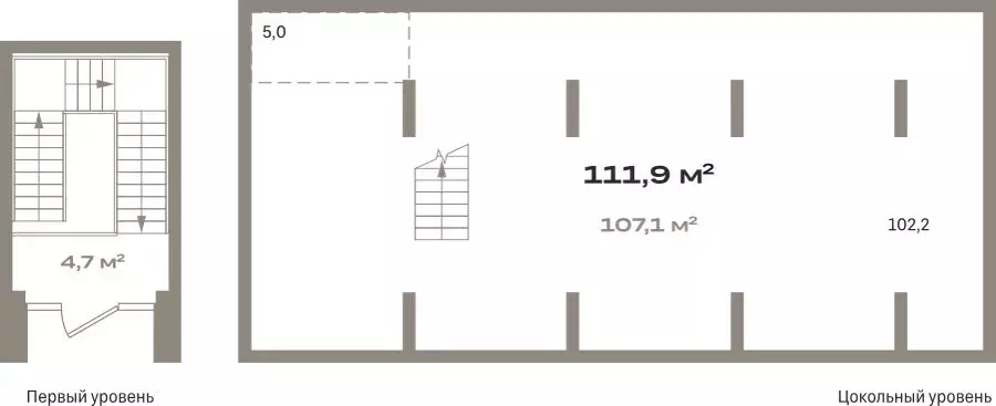 Помещение свободного назначения (111.85 м) - Фото 1