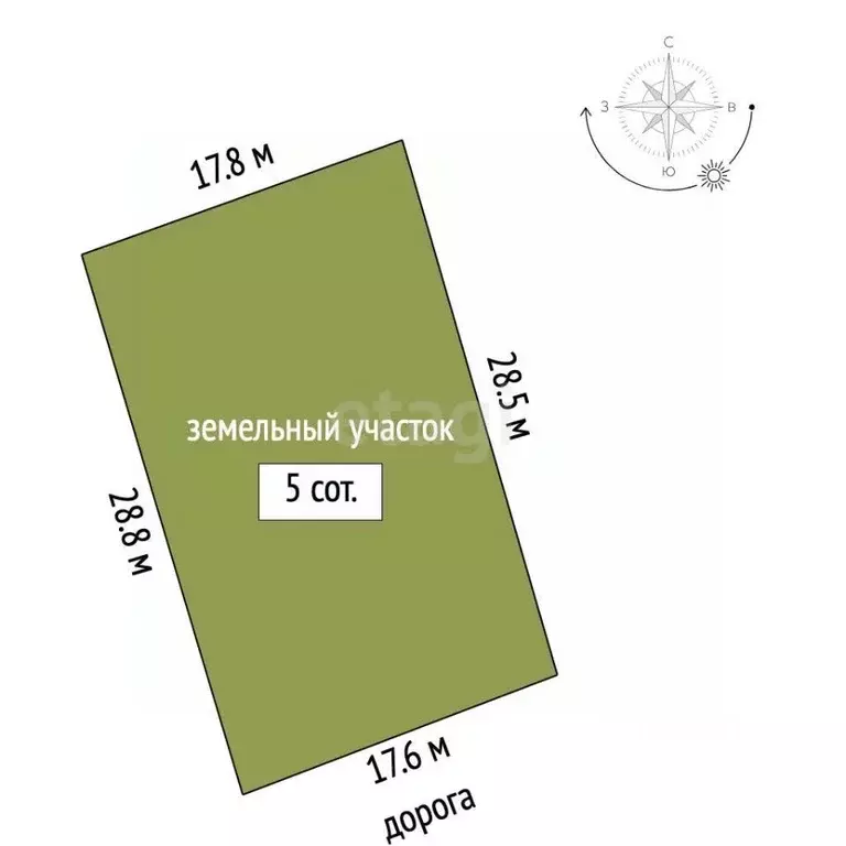 Участок в Ростовская область, Аксайский район, Большой Лог хут. ... - Фото 2