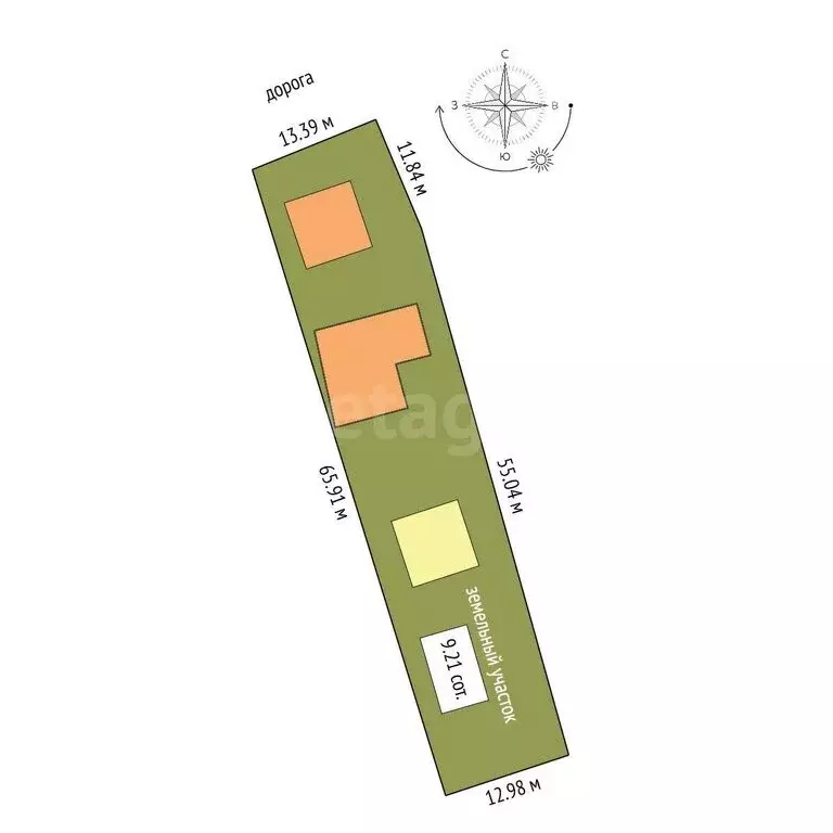 Дом в Томский район, деревня Малая Михайловка, Озёрный переулок (115 ... - Фото 1