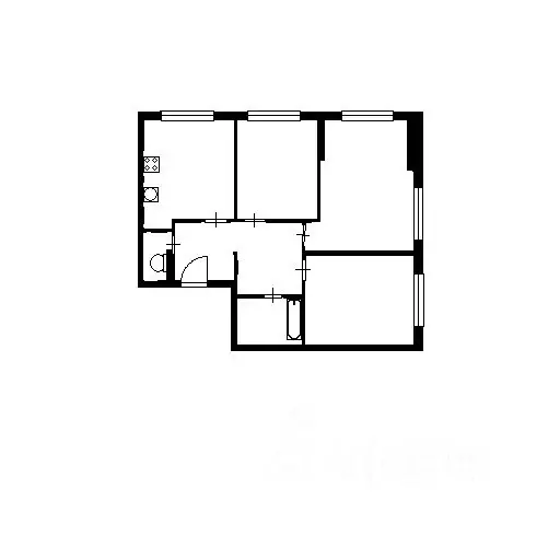 3-к кв. Москва Лобненская ул., 13К2 (76.0 м) - Фото 1