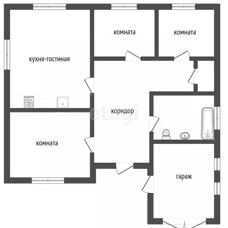 Дом в Вологодская область, Великоустюгский муниципальный округ, д. ... - Фото 2