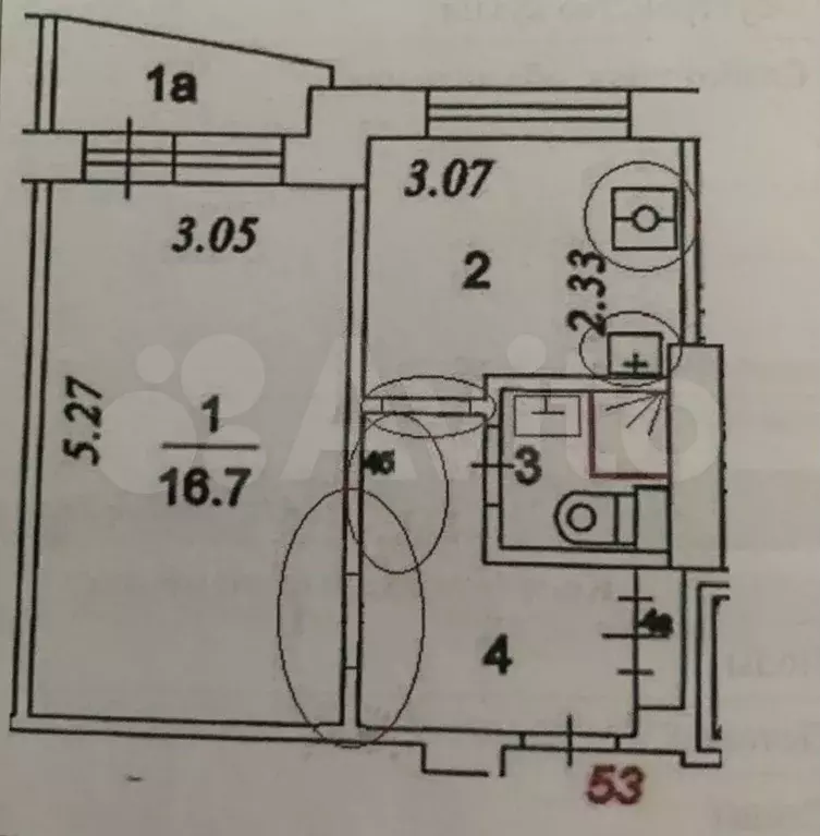 1-к. квартира, 33 м, 2/12 эт. - Фото 0