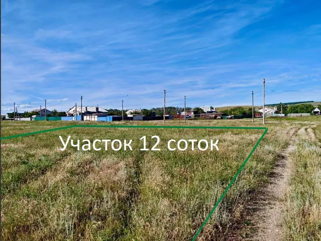 Участок в Волгоградская область, Камышинский район, Верхнедобринское ... - Фото 1