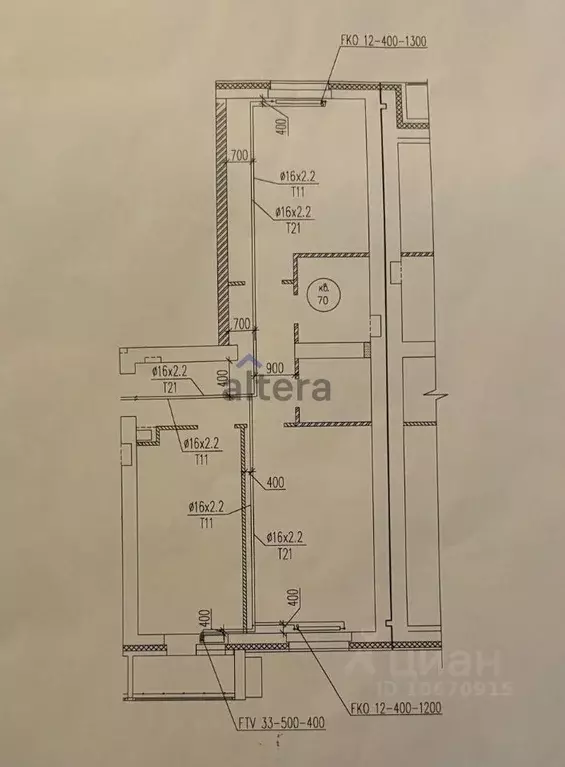 2-к кв. Татарстан, Пестречинский район, Кощаковское с/пос, д. Царево ... - Фото 2