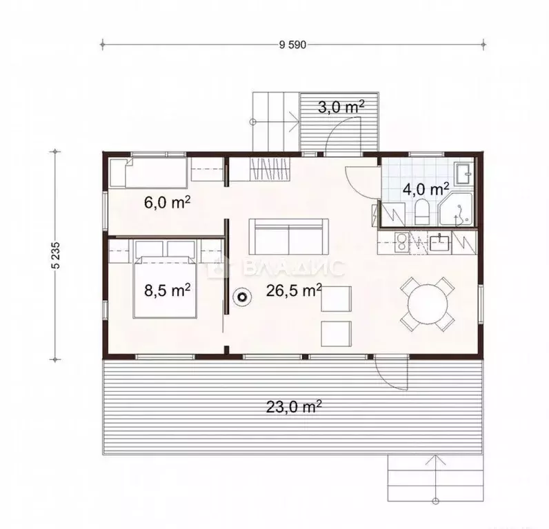Дом в Калининградская область, Калининград Ромашка СНТ, ул. Сиреневая, ... - Фото 2