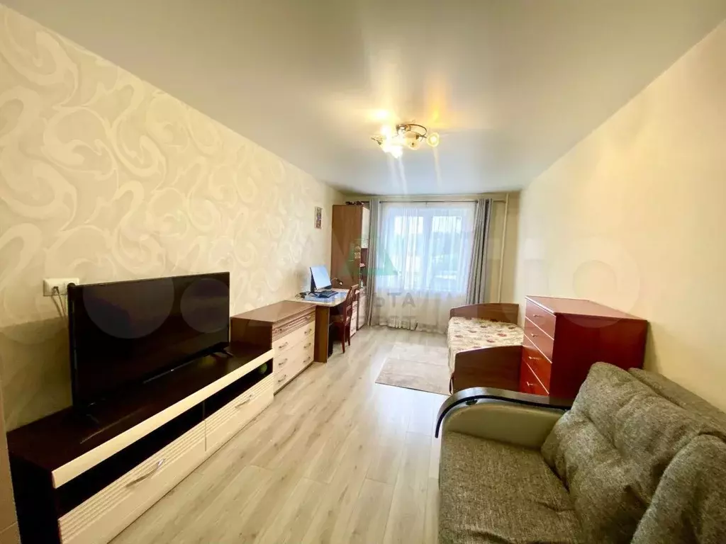 1-к. квартира, 43,6 м, 2/13 эт. - Фото 1