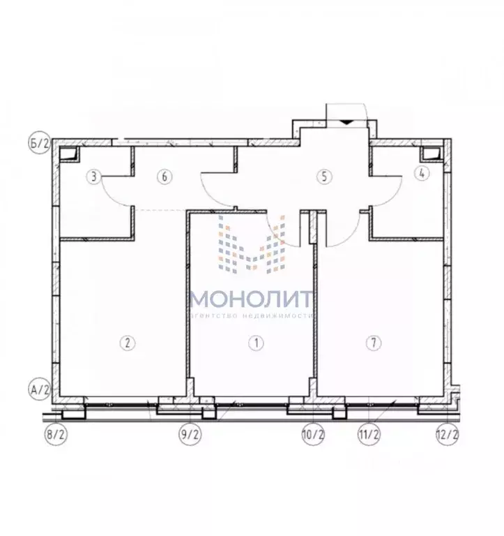 2-к кв. Москва 3-я оч., Шагал жилой комплекс, к2.2 (67.8 м) - Фото 2